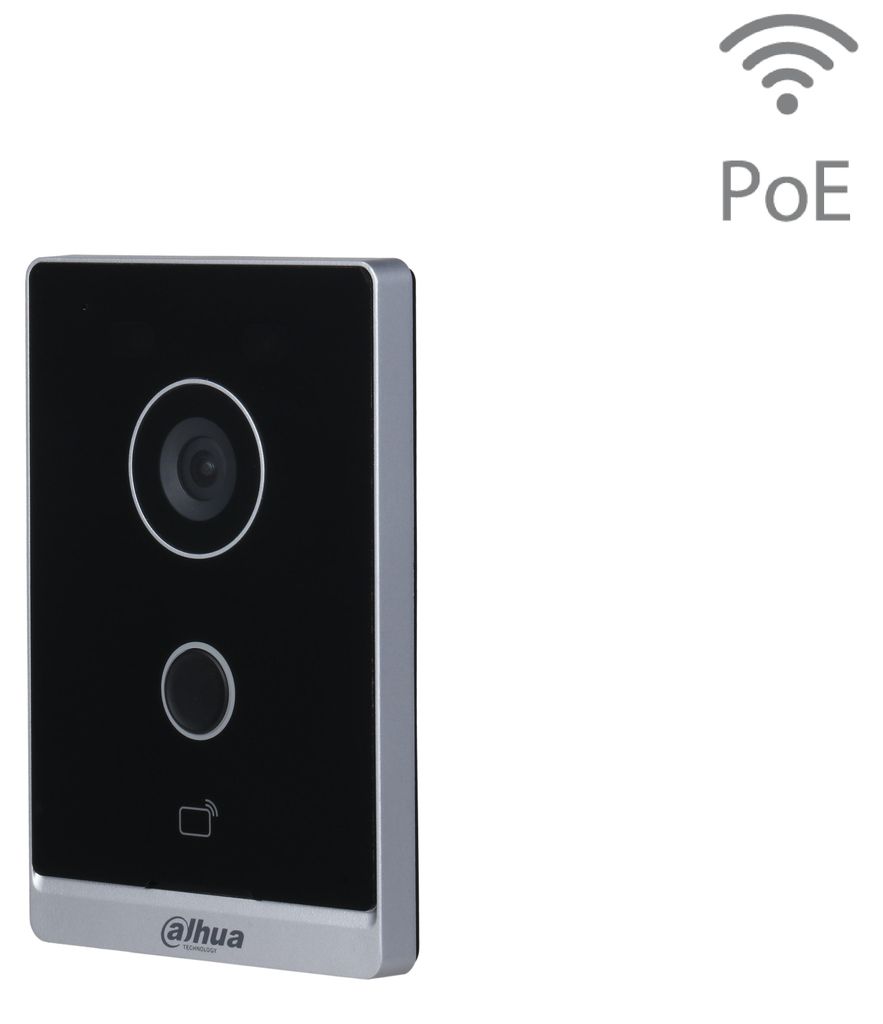 Dahua Technology VTO2211G-WP-S2, Zwart, Zilver, 120 dB, Productafbeelding 