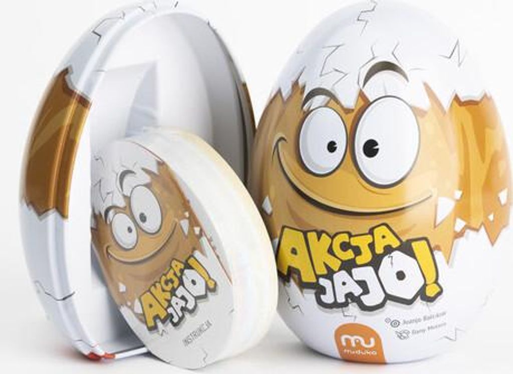 Kartenspiel Egg Action mit eiförmigen Karten Produktbild 