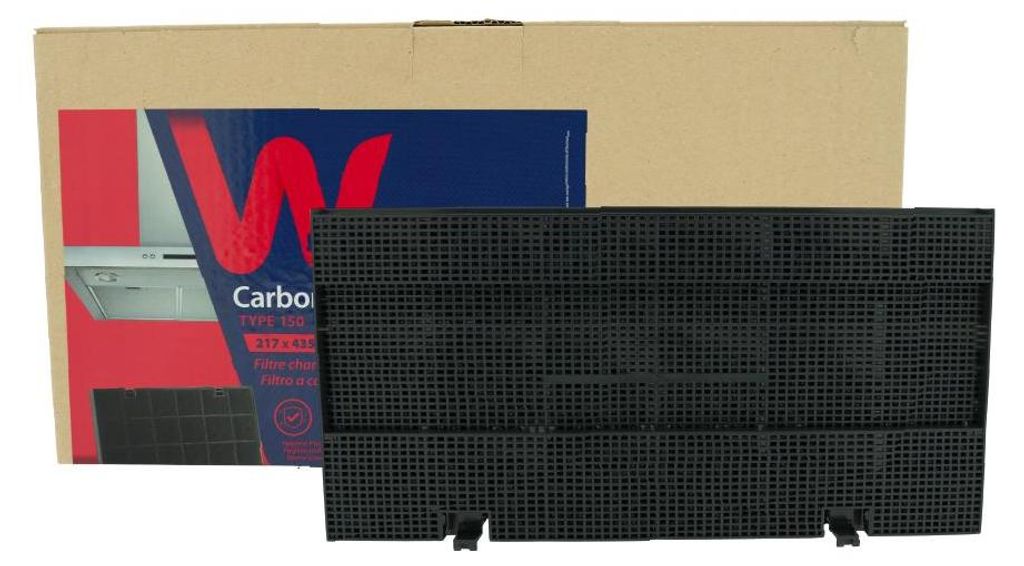 Wpro CHF150/1, Filter für Dunstabzugshaube, Schwarz, Grau, Produktbild 