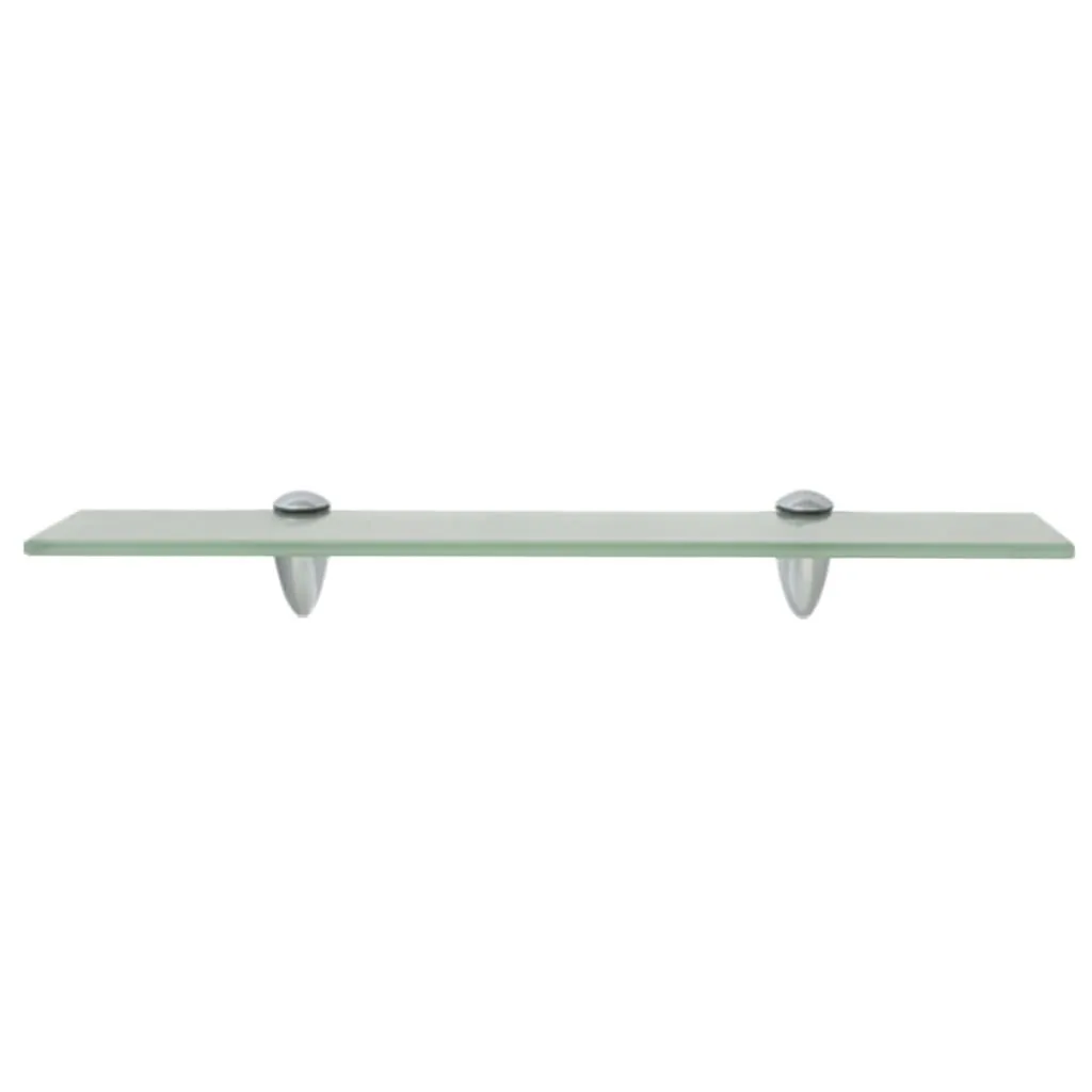 SYFAX Mensole Vetro 50x10 cm - Set 2 Pezzi Arredo Bagno e Soggiorno