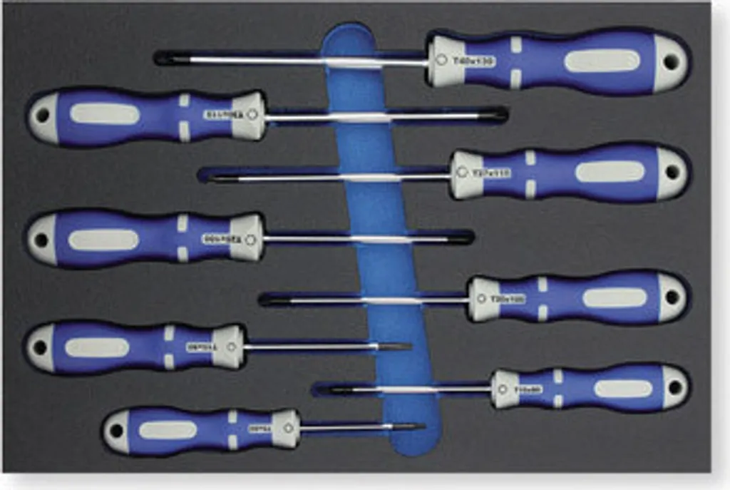 Set 8 Cacciaviti Berner 240294 Torx - Ideale per Installatori Professionali