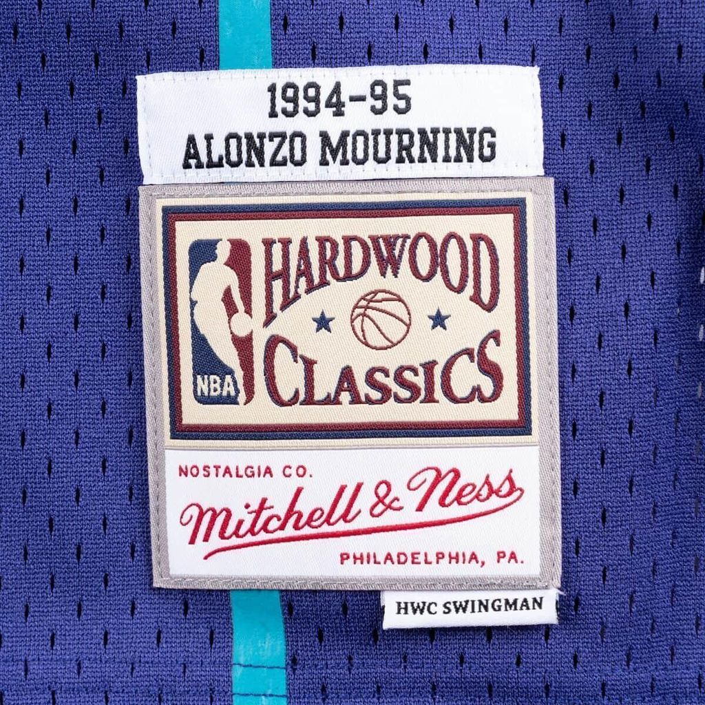 Mitchell & Ness Swingman Jersey Charlotte Hornets Alternate 1994-95 Alonzo Mourning L