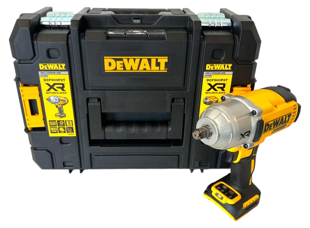 DeWALT DCF900NT-XJ Akku-Schlagschrauber (bl) 18 Volt, 1/2" Produktbild 