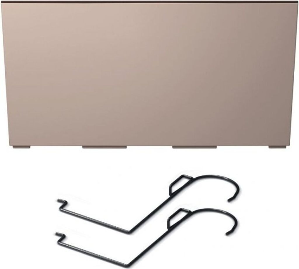 Truhlík URBI CASE W s vkladem a háky 39,5 cm - barva: mocca Image du produit 