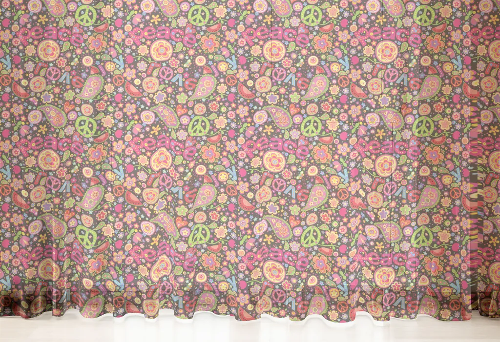 Arazzo ABAKUHAUS Paisley 274x274 - Telo Arredo Satin per Soggiorno - 6