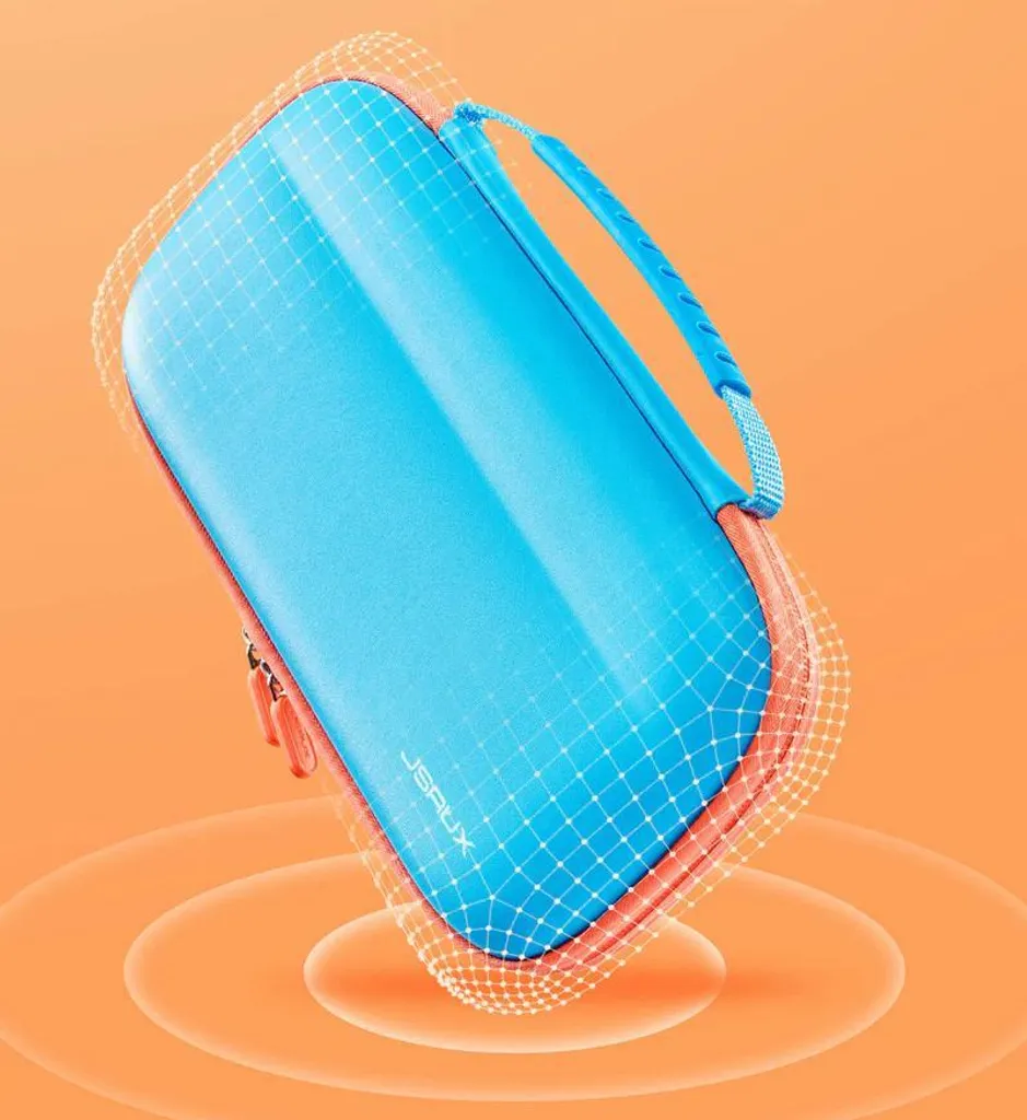 Pochette de protection fine JSAUX bleue pour console Switch 2 slim - 7