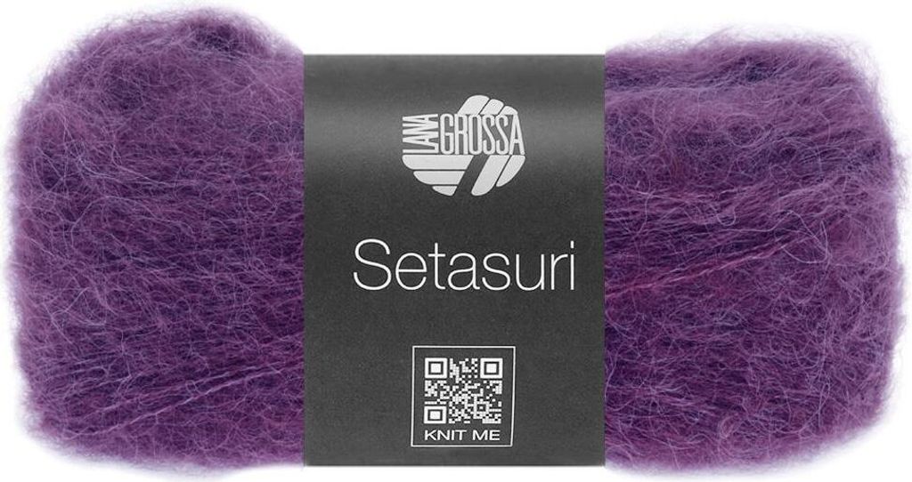 Lana Grossa - Setasuri 0064 dunkelviolett Produktbild 