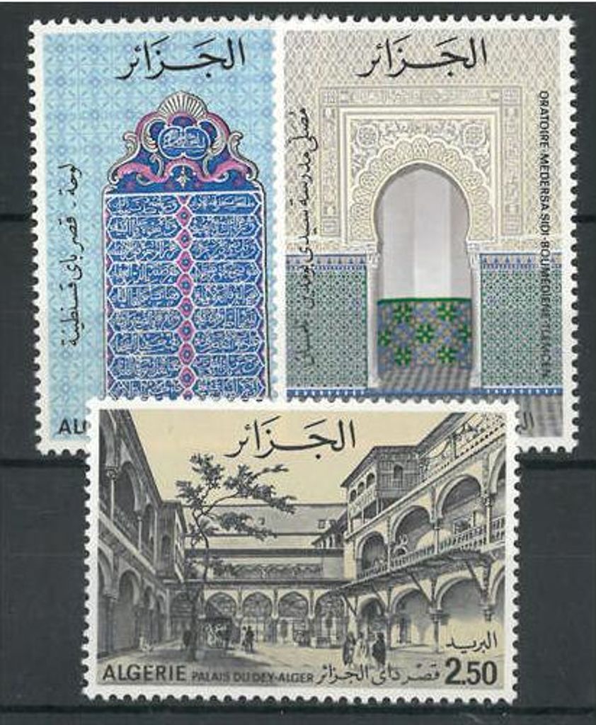 Algerien Nr. 669-671 ** postfrisch "Historische Baudenkmäler"