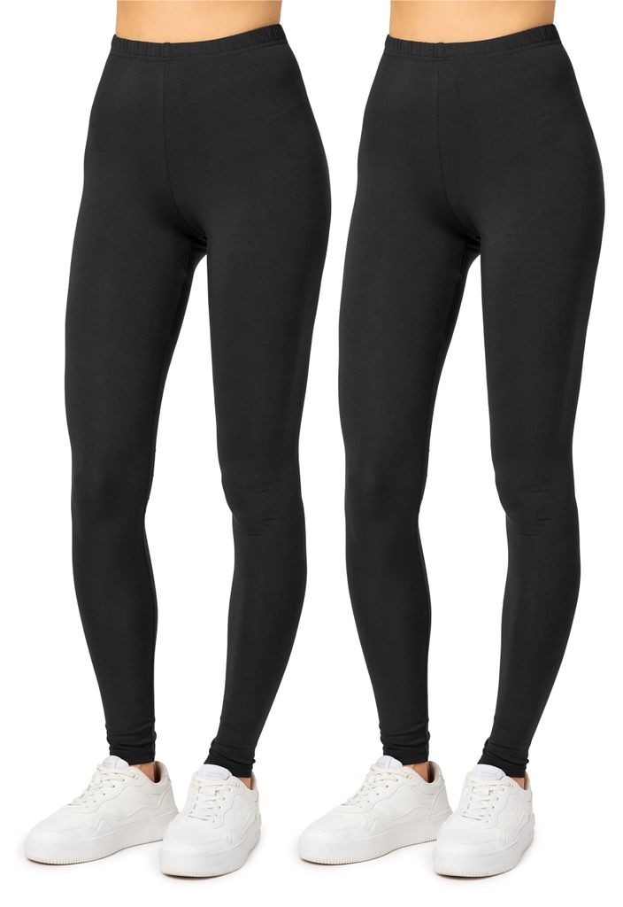 Lot de 2 leggings longs en viscose pour femme Merry Style Image du produit 