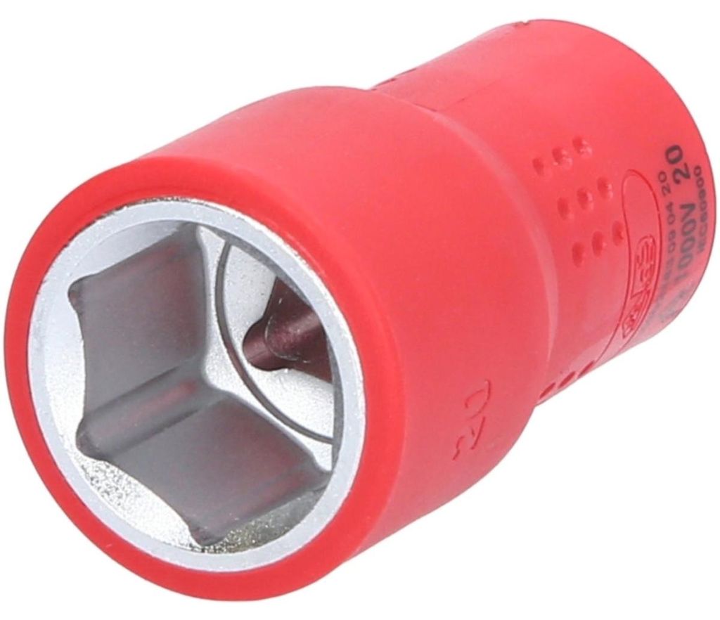 KS Tools 1/2" Isolierte Stecknuss, 20mm, 118.1220