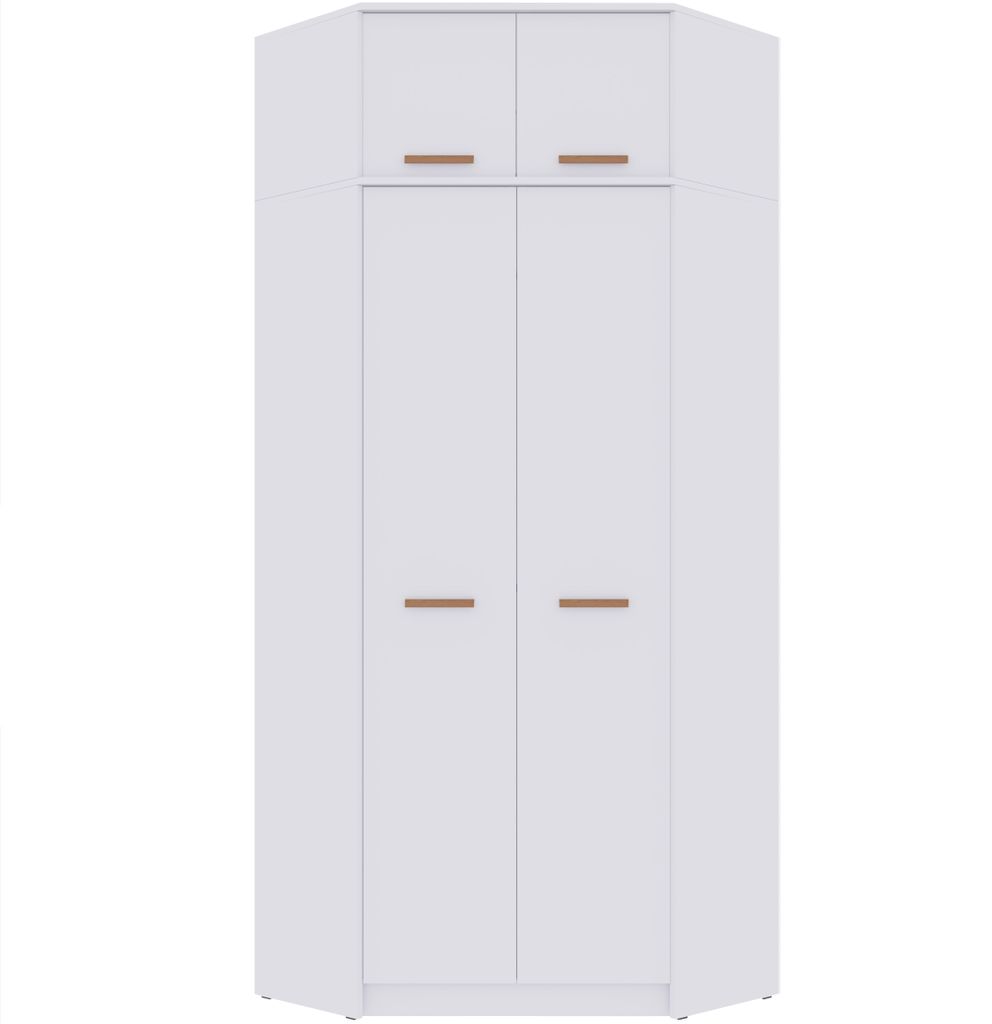 Eckschrank GRANT G8+G15N Stauraumschrank mit Schrankaufsatz Produktbild 