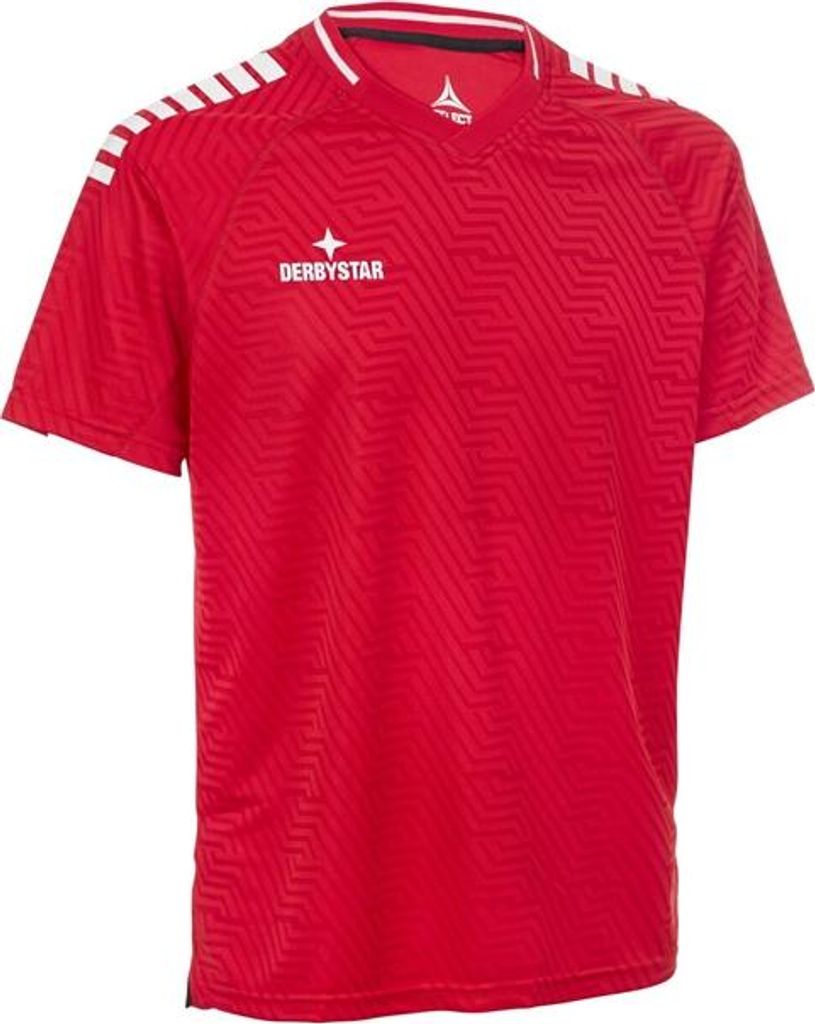Derbystar Primo Trikot v24 Kinder rot weiß Gr 116