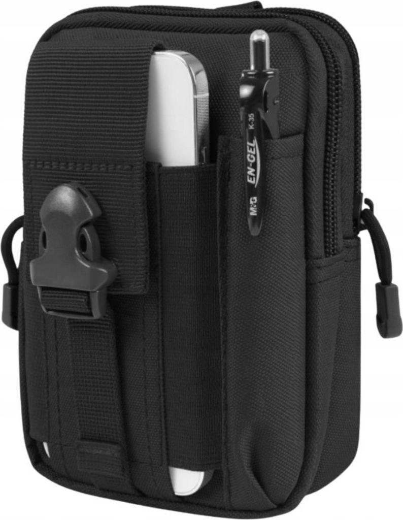 Gürteltasche - Hüfttasche - Militärstil - Armee - Survival - Herren - Schwarz