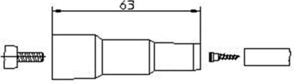 Bremi Stecker für Zündkerze für VW 181 K Kaefer