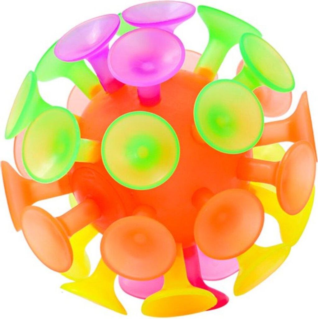 MAC TOYS Kleiner Becher mit Saugnä pfen und Lampe 10 cm