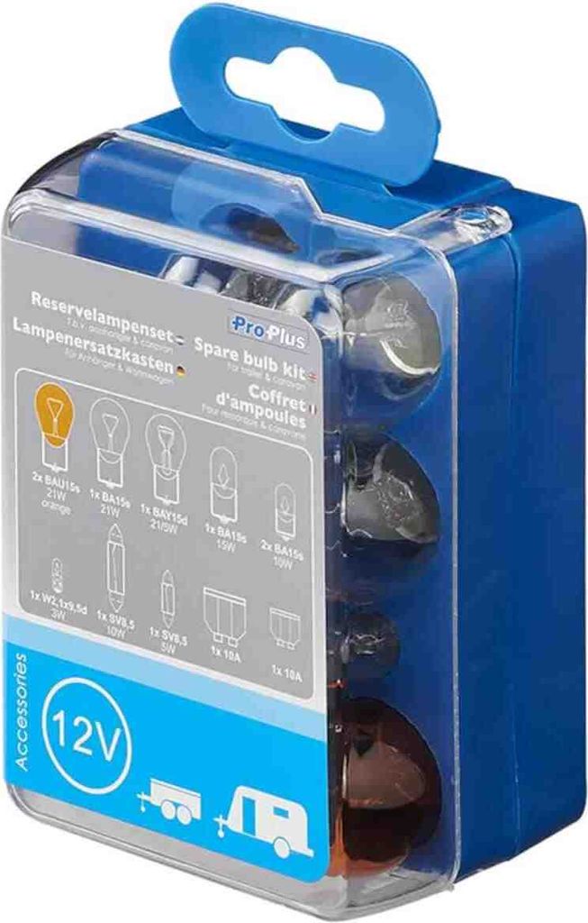 Ersatzlampen-Set für Anhänger und Wohnwagen, 12-teilig Produktbild 