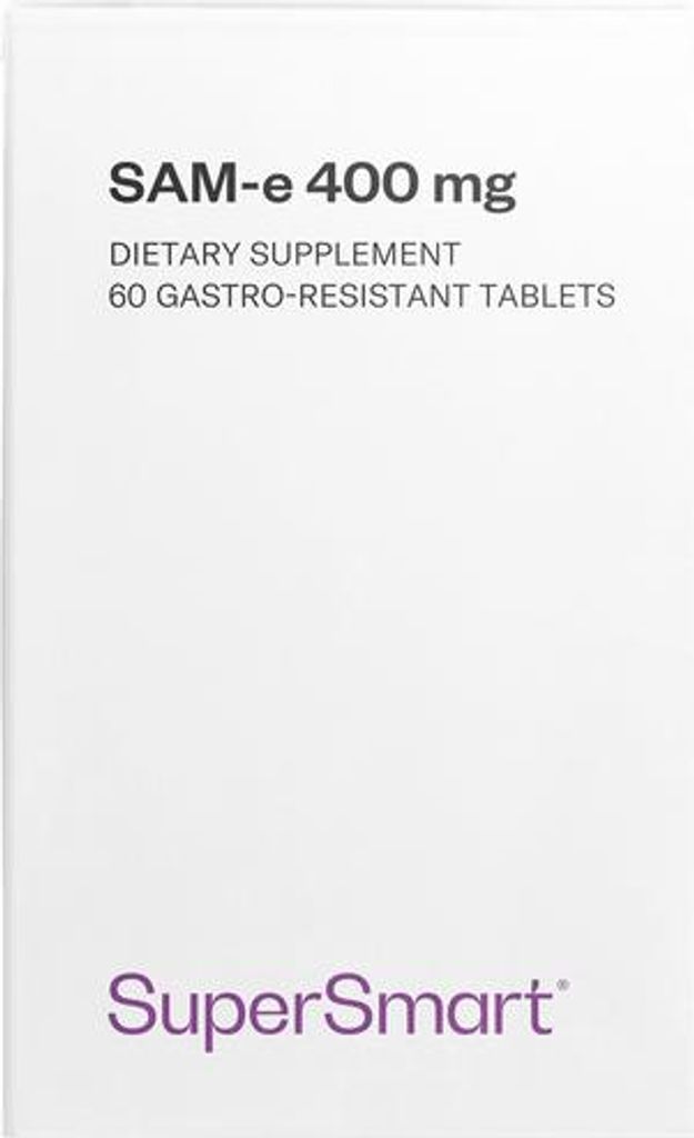 SuperSmart SAM-e 400 mg Dietary Supplement - 60 Tabletten
