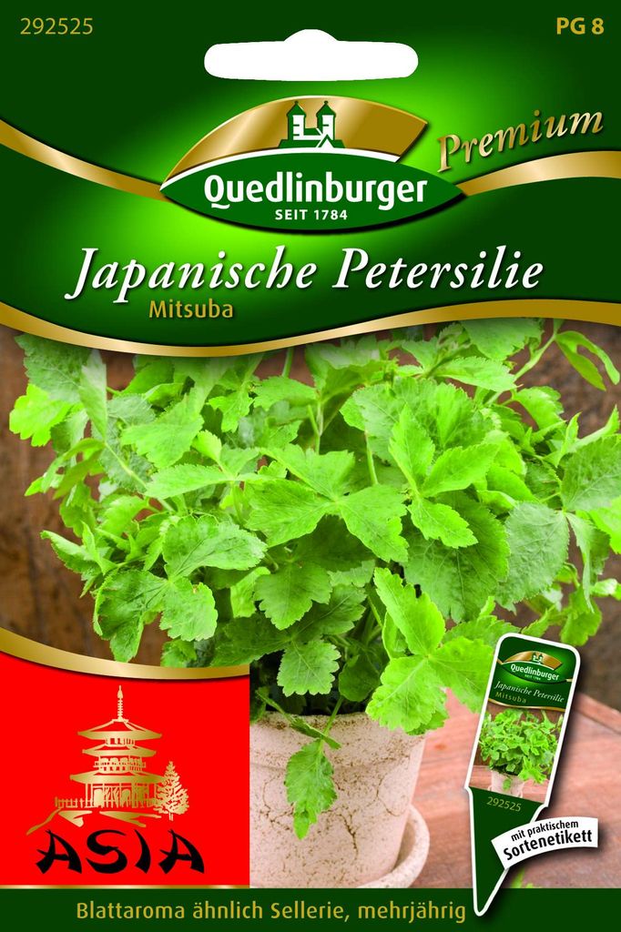 Quedlinburger Saatgut - Japanische Petersilie Mitsuba - Produktbild 