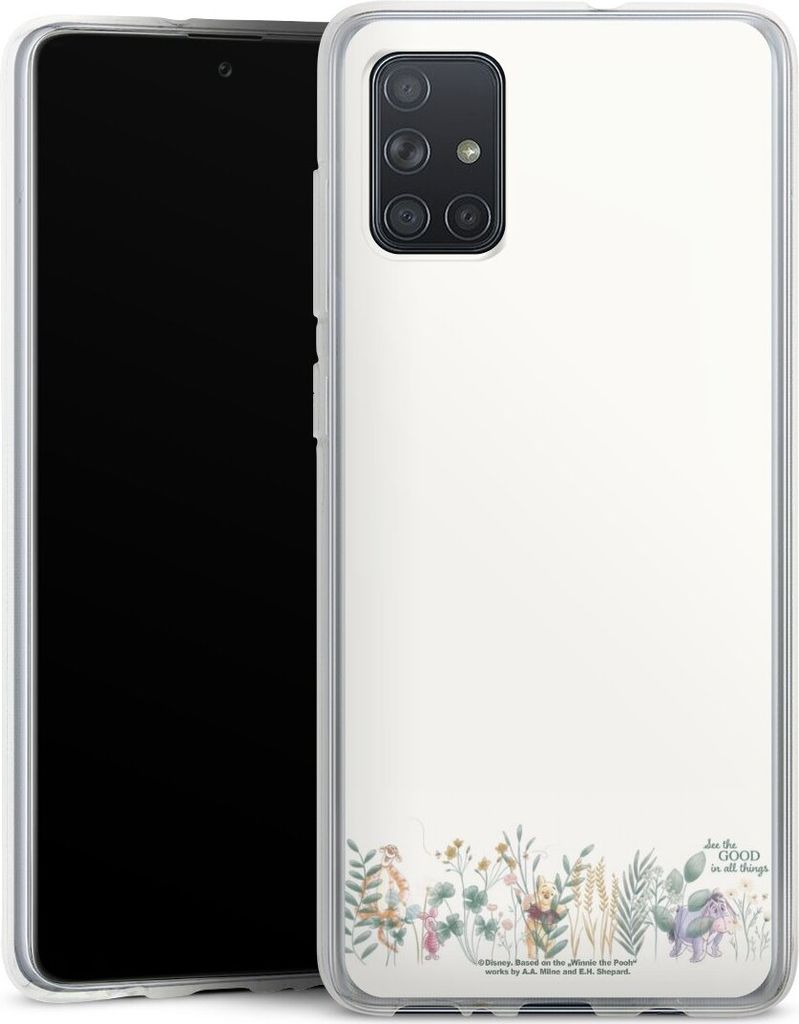 DeinDesign Handyhülle für Samsung Galaxy A71 Silikon Hülle Case Smartphone Schutzhülle Disney Winnie Puuh Eukalyptus