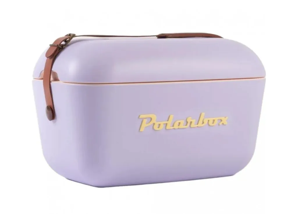 Glacière Rétro Polarbox 20L Lilas-Jaune, Gardez vos boissons au frais
