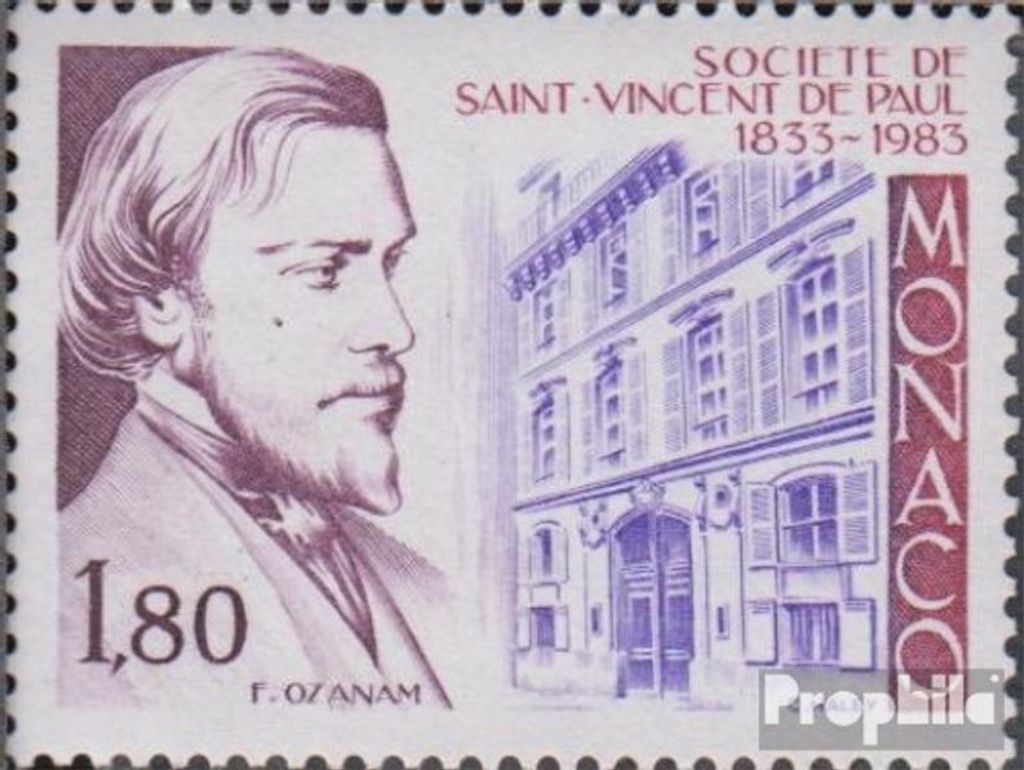 Briefmarken Monaco 1983 Mi 1606 (kompl.Ausg.) gestempelt Vinzenzgemeinschaft