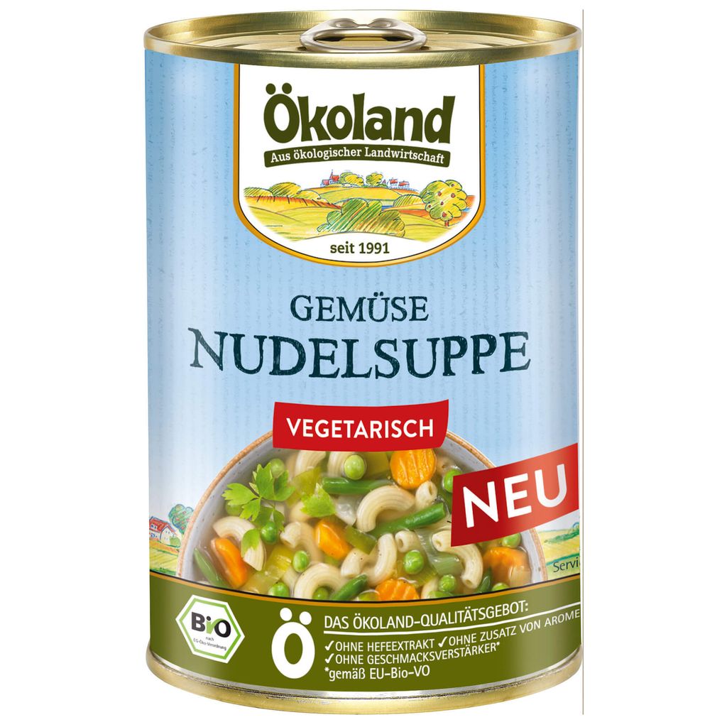Gemüse-Nudelsuppe 400g Produktbild 