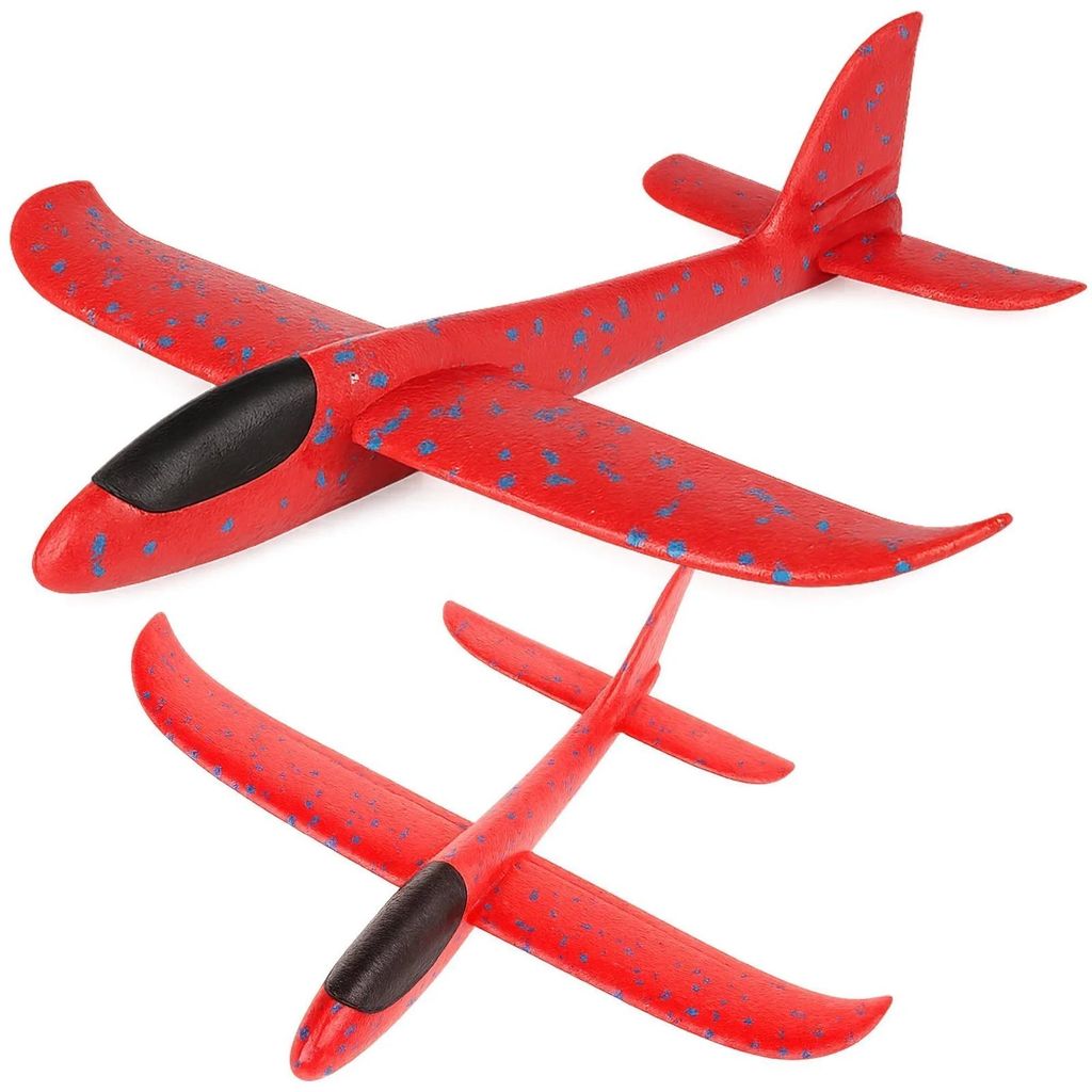 Wurfgleiter Styropor Flugzeug Segelflugzeug 37 cm Kinder Produktbild 