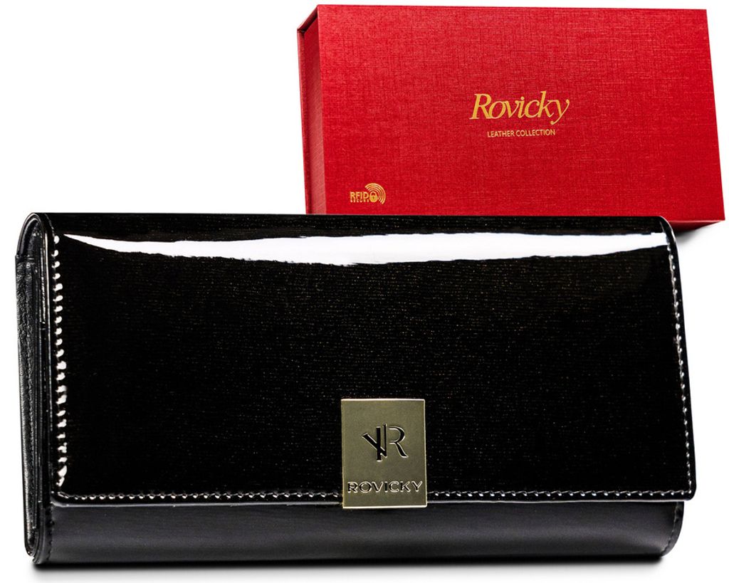Rovicky Brieftasche für Frauen Eezeri schwarz Universal