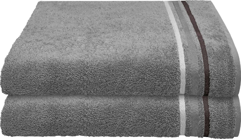 Schiesser Frottier Duschtuch Skyline Color im 2er Set | Produktbild 