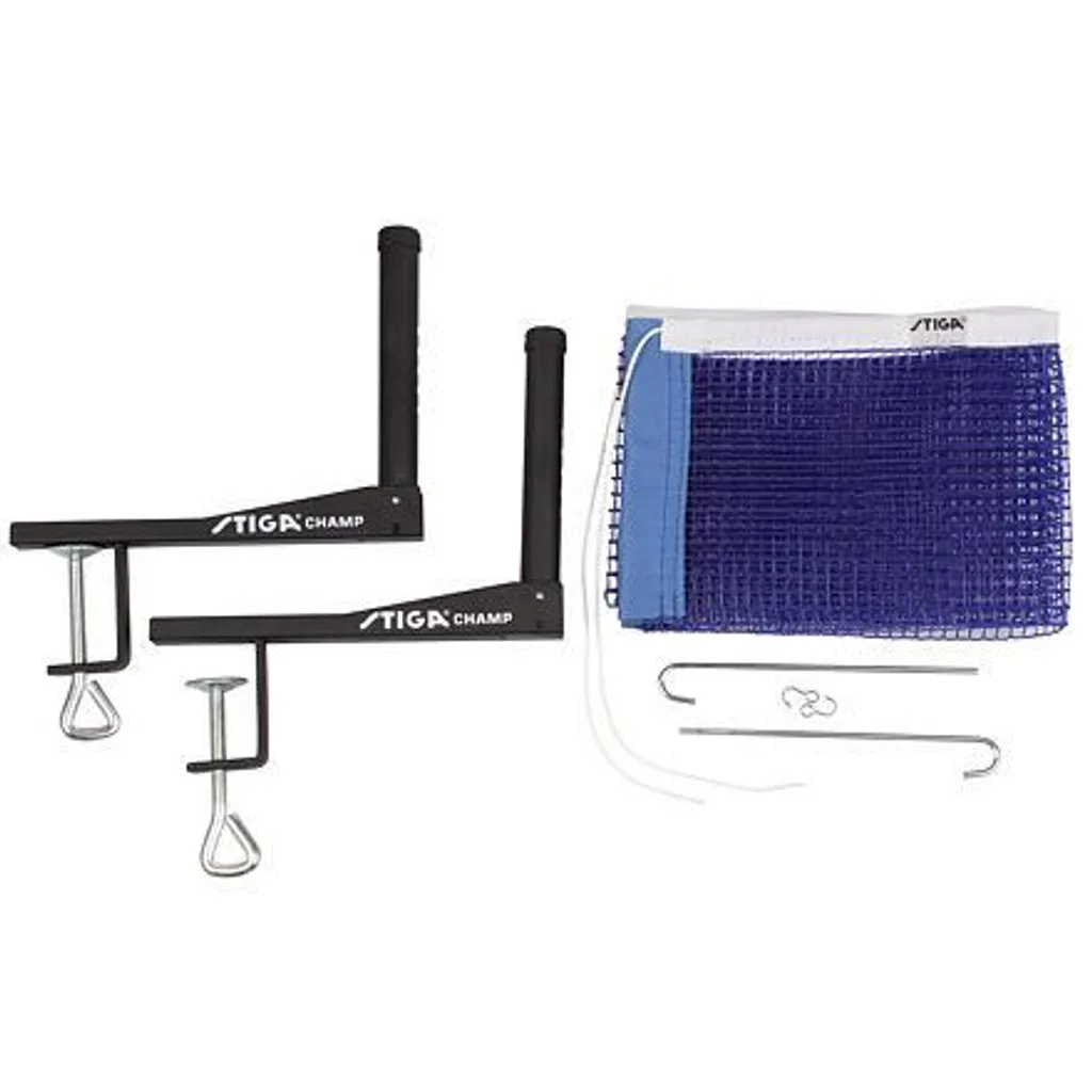 Filet Champ avec supports réglables en acier pour tennis de table Pro