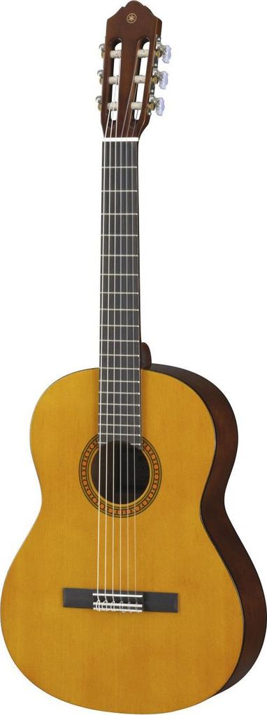 A full shot of a Yamaha CS40II classical guitar against a white background.