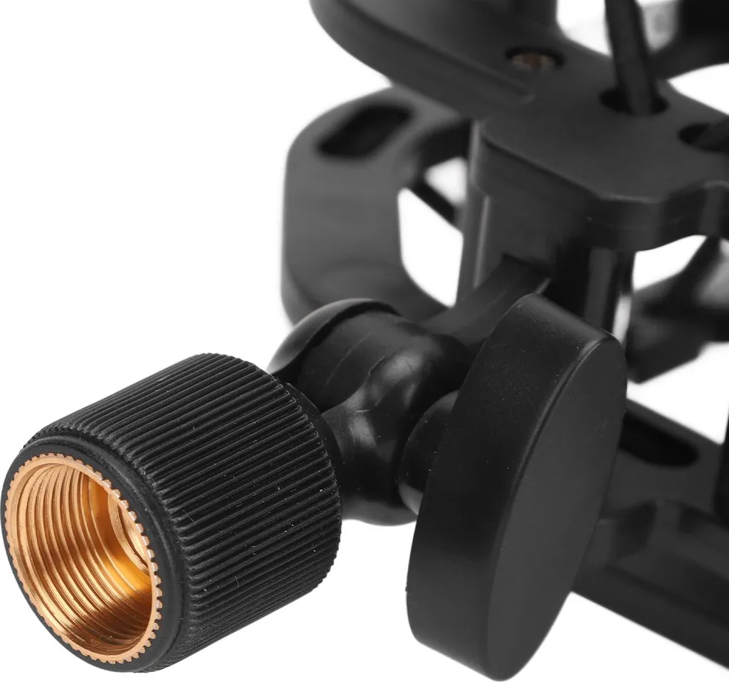 Support de microphone professionnel antichoc avec clip réglable 24mm