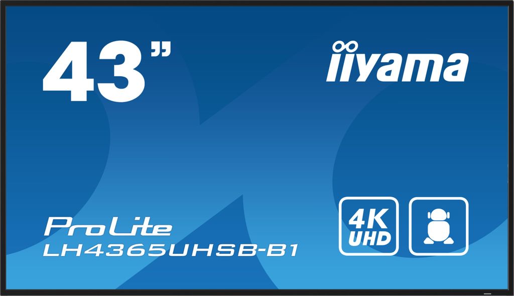 iiyama LH4365UHSB-B1, Kiosk-Design, 108 cm (42.5"), LED, Produktbild 