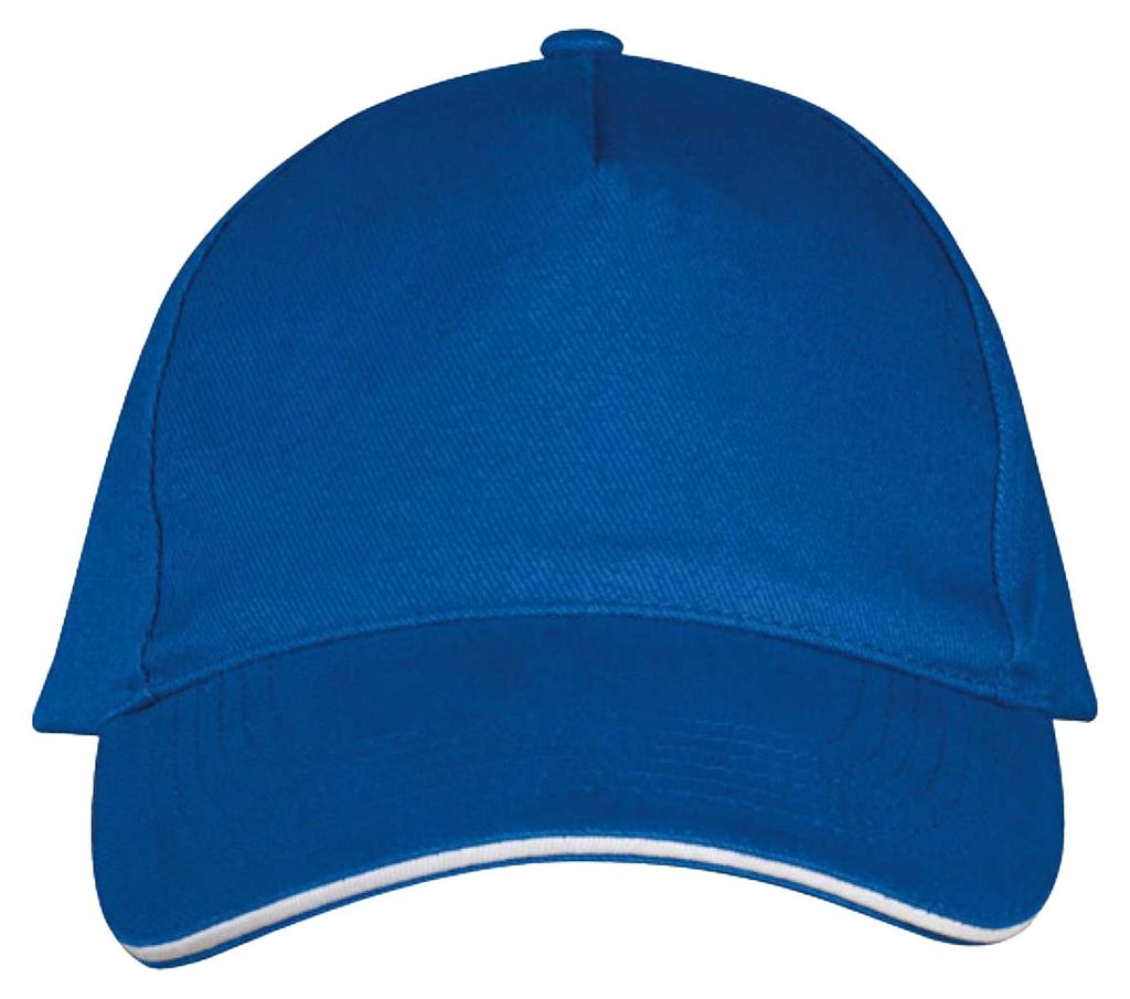 SOLS - "Long Beach" Baseball-Mütze LT1695 (Einheitsgröße) (Königsblau/Weiß)