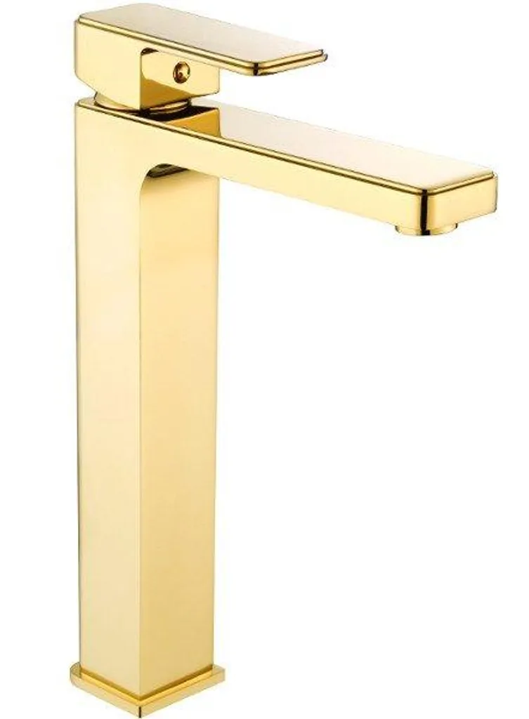 Miscelatore Lavabo Alto Mexen Cetus Gold 744310-50 - Lusso Accessibile