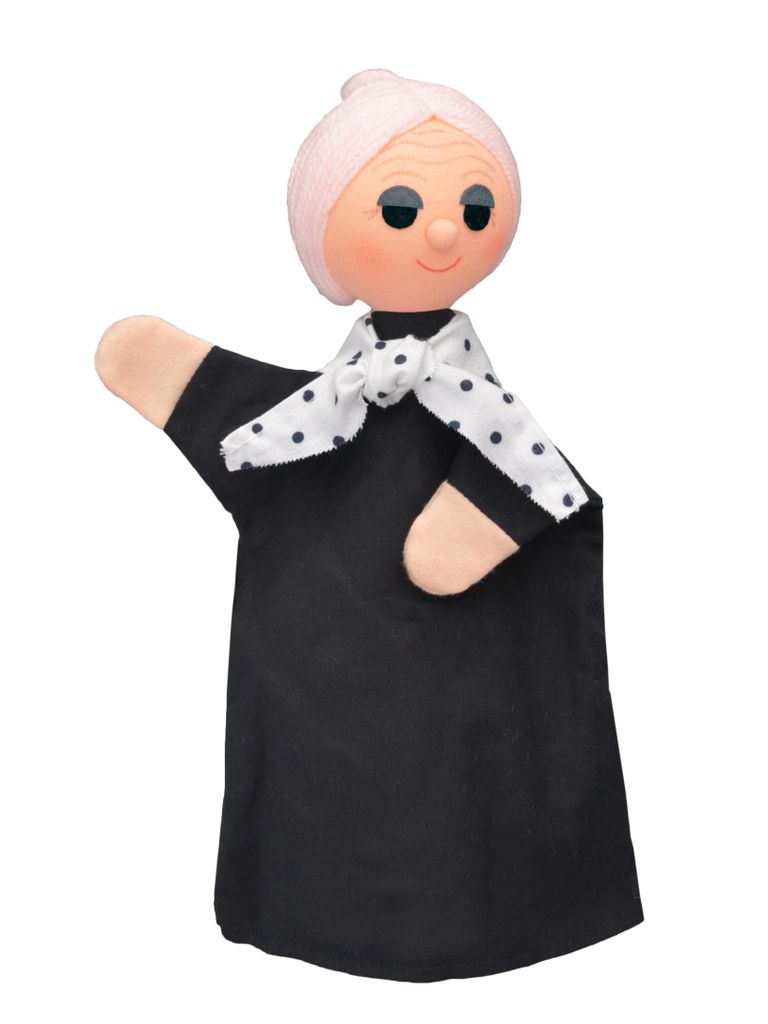 Handpuppe Oma 28 cm Mehrfarbig, 22858A
