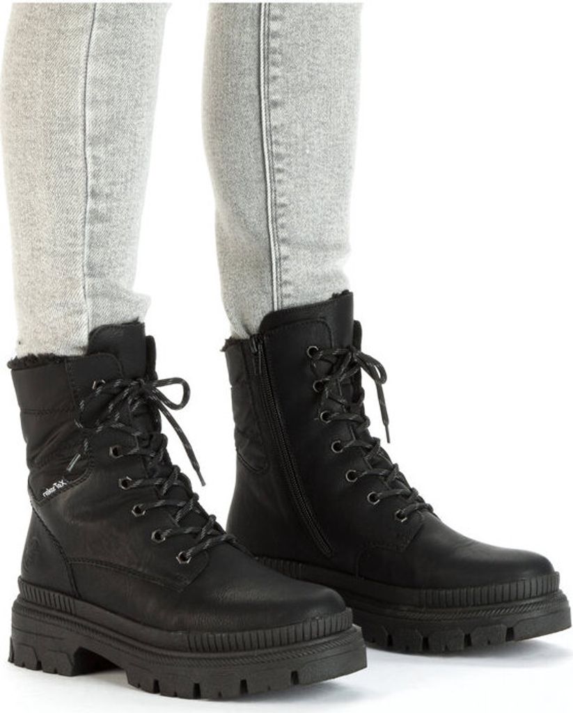 Rieker Schnürboots Damen 31363833313735 Schwarz 39 EU Produktbild 22