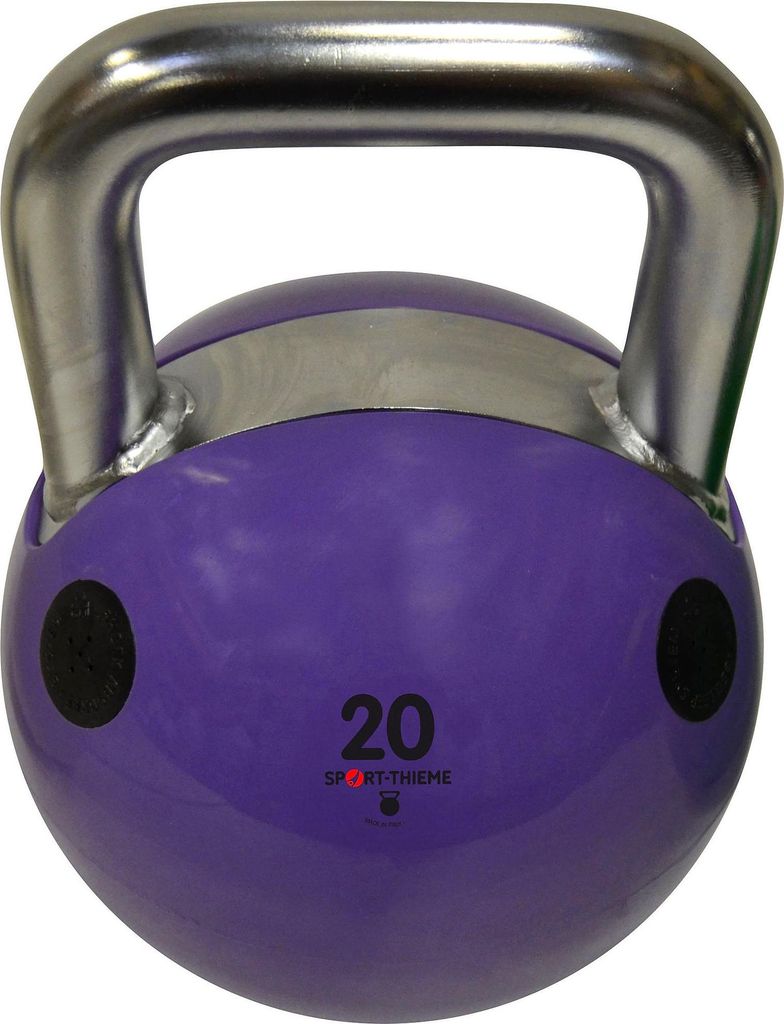Sport-Thieme Kettlebell "Soft", 20 kg, Violett
