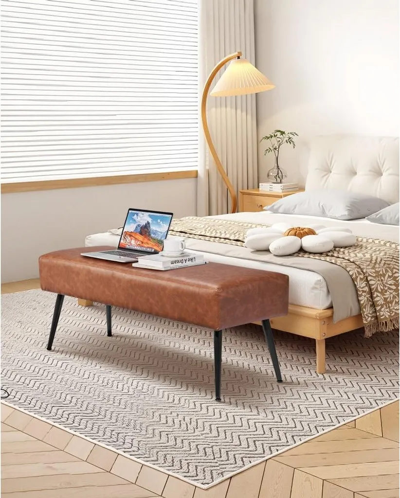 Banc de lit robuste 300kg : la solution pour une chambre ordonnée - 7