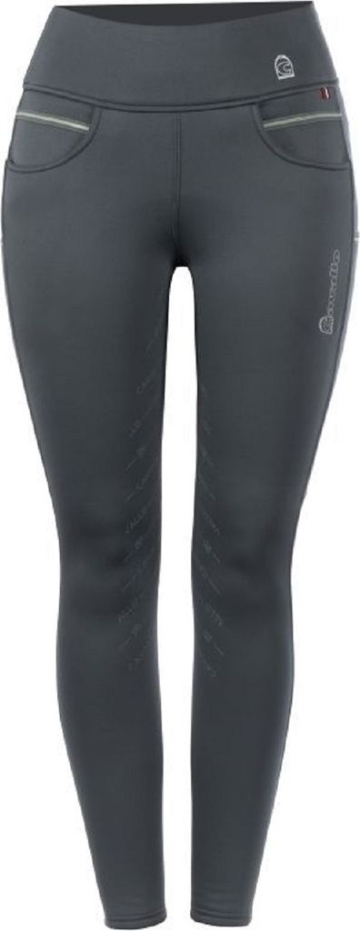 Winterreileggings CAVALLIZ Grip silver pine 38