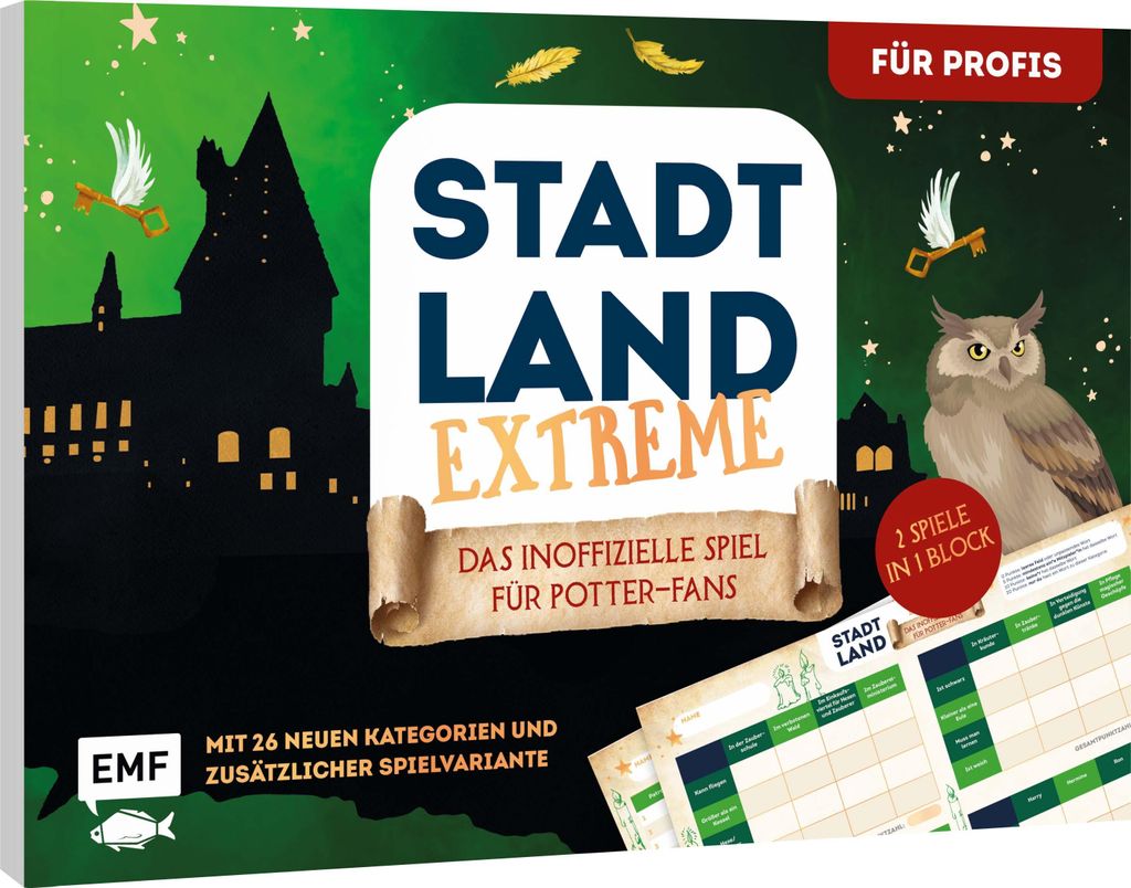 Stadt, Land, ... Das inoffizielle Spiel für Harry Produktbild 