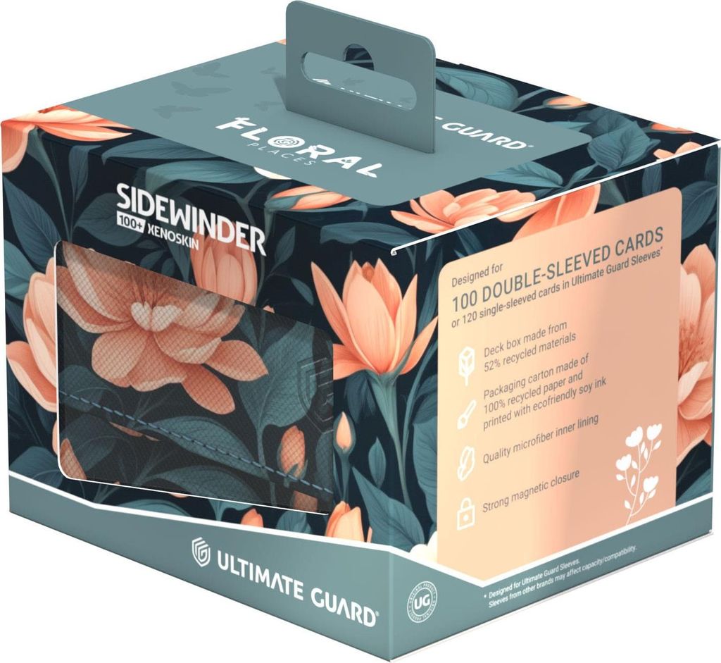Ultimate Guard Sidewinder 100+ Xenoskin Floral Places Quiet Glade Deck-box One Size