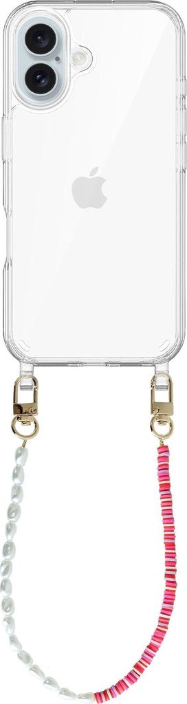 iPhone 17 - Island Girl Transparant Cord Case - Short Cord