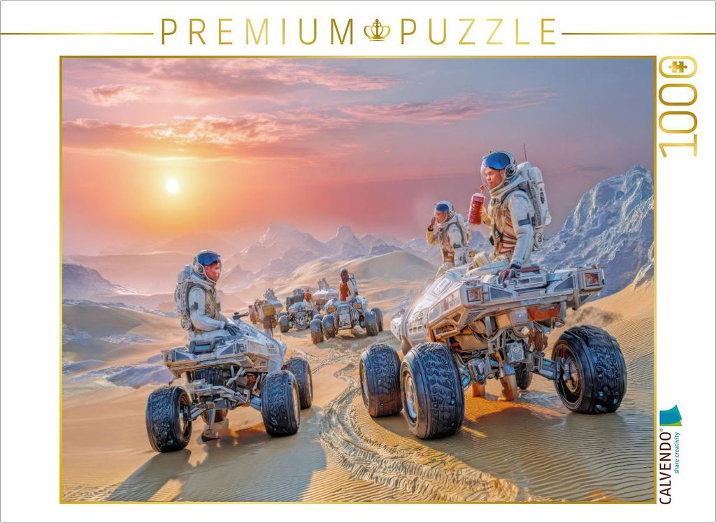 CALVENDO Puzzle Viele Abenteuer im Kosmos | 1000 Teile Lege-Größe 64x48cm Foto-Puzzle für glückliche Stunden