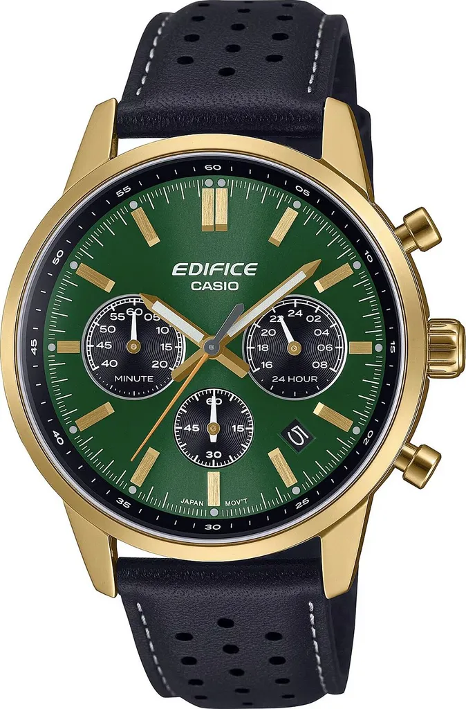Montre Quartz Homme Casio EDIFICE Classic EFR-575CL Cadran Vert Fluo
