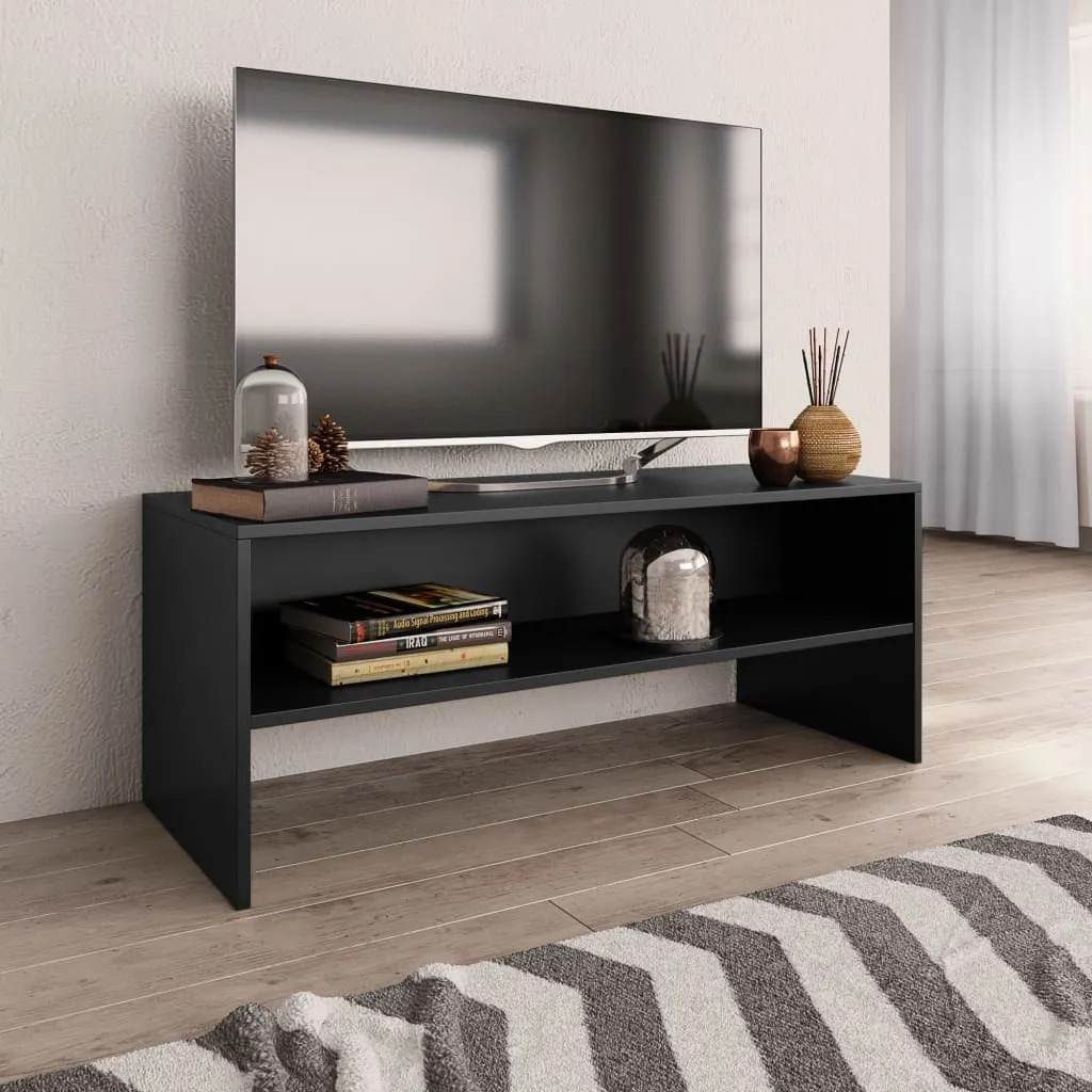 Mobile Porta TV Nero 100x40x40 cm Maison Exclusive - Legno Tecnico