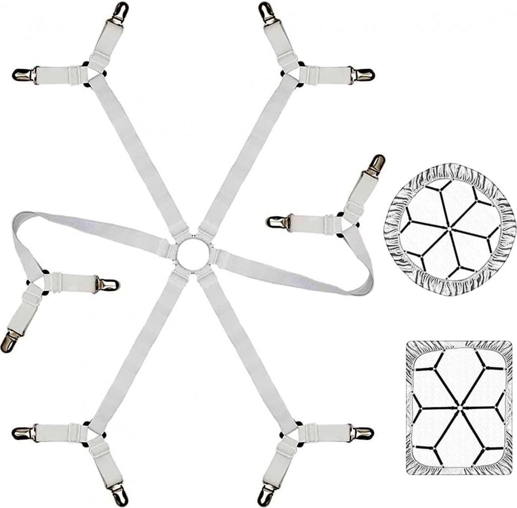 Bettlakenspanner Elastische Verstellbare Bettlaken Produktbild 