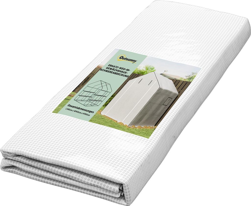Outsunny Ersatzfolie Gewächshausfolie mit UV-Schutz, Produktbild 