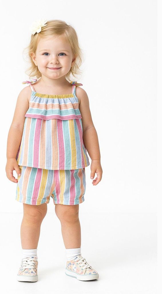 Minoti Top Baumwolle Multicolor Gr. 86 für Mädchen