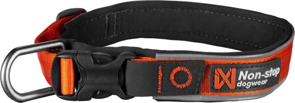 Non-stop dogwear Hundehalsband Roam Collar orange, Größe: XXL